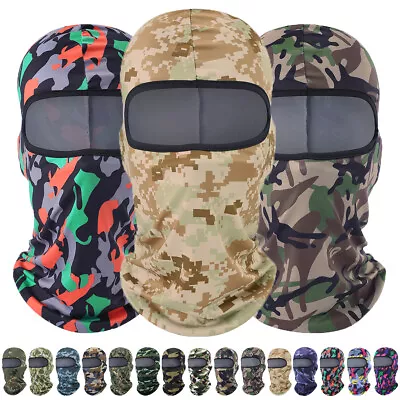 $3.99 • Buy Balaclava Full Face Cover Summer Camo Balaclava UV Sun Protection Windproof Mask
