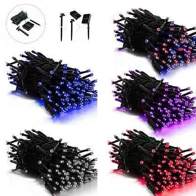 100 LED Solar Outdoor Waterproof Lights Outdoor Garden Wedding Party Christmas • $8.99