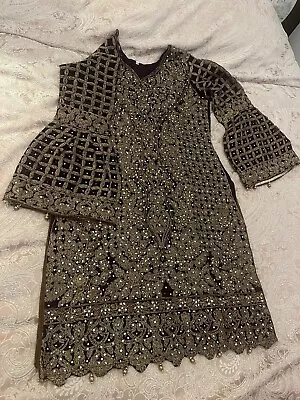 Asian Pakistani Indian Wedding/party Wear Dress • £25