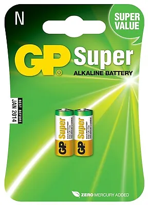 Super Battery Alkaline Batteries 910A LR1 1.5v Pack Of 2 GP Improved Performance • £3.99