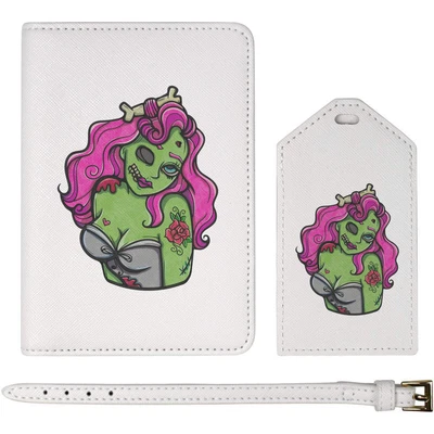 £14.99 • Buy 'Zombie Girl' Passport Cover & Luggage Tag Travel Set (PA00011260)