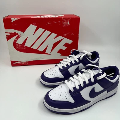 $200 • Buy Nike Dunk Low Court Purple US10 Damged Box Free Shipping ✅