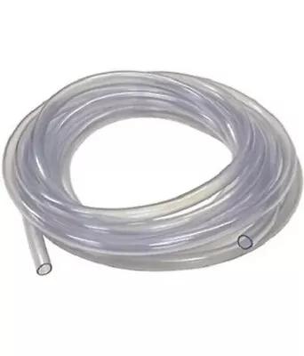 PVC Clear Vinyl Tubing 1/4 Inch ID 10 Ft Clear Hose Plastic Tubing 19 To 55 PSI • $3.99