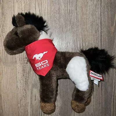 Mustang Horse Douglas Plush Rare W/ Scarf Ford 50 Year Special Edition 10” EUC • $59.95