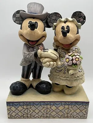 Mickey & Minnie Bride & Groom Enesco Walt Disney Showcase Collection • $31.08