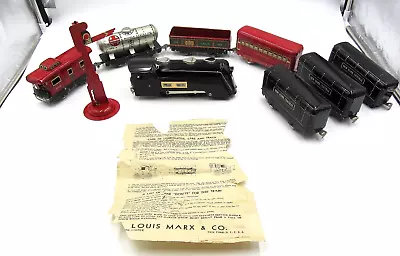 Stream Line O Gauge Electric Train Set Louis Marx Commodore Vanderbilt 30 Pc Lot • $149.99