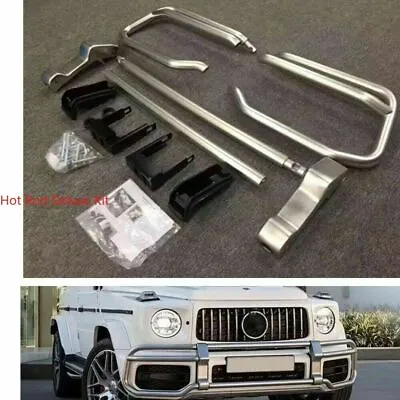 Front Bumper Body Grille Guard For Mercedes Benz G Class W464 G63 2018+ Silver • $749.99
