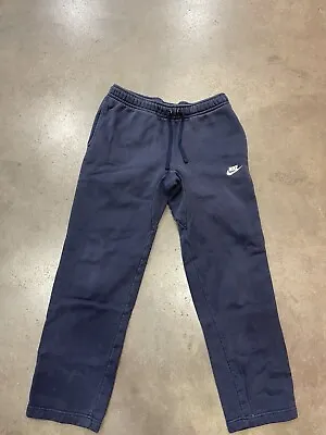 Nike Sportswear Men's Tapered Leg Fleece Lined Jogger Pants Midnight Navy Blue M • $9