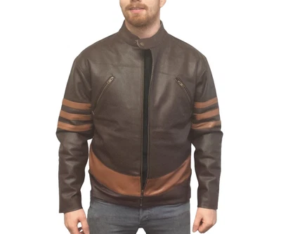 $102.39 • Buy Wolverine Faux Leather Jacket X-Men Movie Logan Costume Hugh Jackman Origins