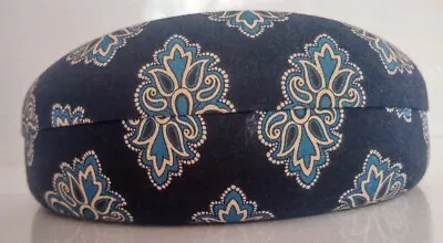 Vera Bradley Blue Finial Print Glasses Case Hard Clamshell • $12