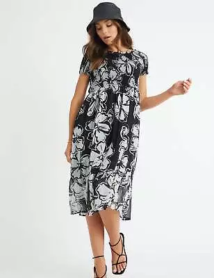 ROCKMANS - Womens Dress -  Shirred Bodice Dress • $31.67