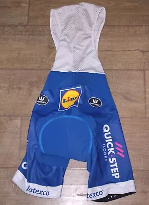 2017 2018 Quick Step Floors Cycling Team Bib Shorts Vermarc Sport Size L • $37.88