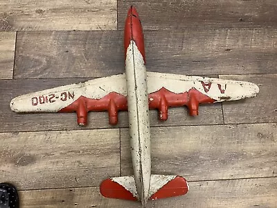 VTG MARX PRESSED STEEL AMERICAN AIRLINES NC2100 PASSENGER AIRPLANE Toy 24x29” • $325