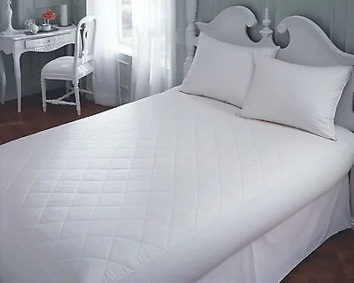 £6.99 • Buy 16  Extra Deep Quilted Mattress Protector Fitted Bed Cover Single Double King