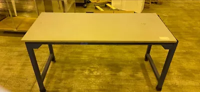 5' 1/2 Standing Height Lab Desk Bench Gray Corian Epoxy 68x30x36 • $605