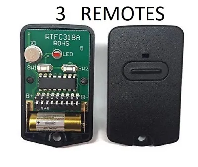 Gto Rb741 Gate Opener Mighty Mule Fm135 Entry Transmitter Remote Control 3pk • $27.50