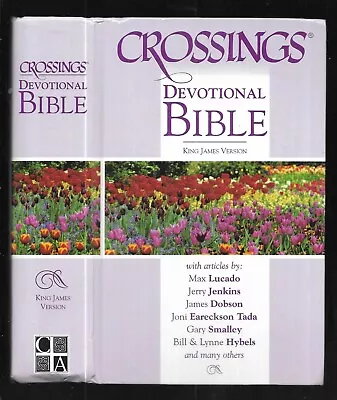 KJV Crossings Devotional Bible  (2001 Hardcover) • $10.99