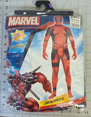 Deadpool X-Men Party Suite Costume Marvel Comics Size Adult XLarge 982 • $29.99