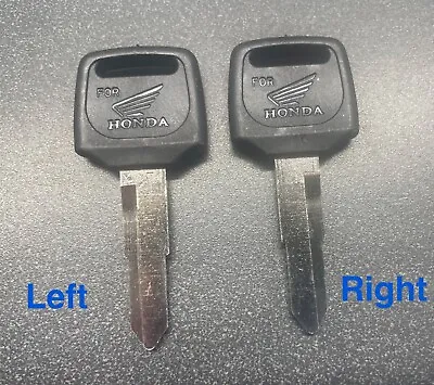 2 Key Blanks Honda Nighthawk CBR900 Ascot GL1500 Rebel Sabre Shadow VT750 VT VTX • $16.95