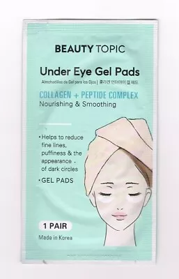 Beauty Topic Under Eye Gel Pads Collagen Peptide Complex 1 Pair Brand New • $2.98