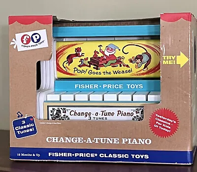 New Fisher Price Toys Change A Tune Piano With 3 Tunes Classic Toy  • $59