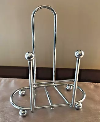 Stainless Steel Napkin Holder Modern Decor Ball Feet Larger Capacity Entertain • $7.95