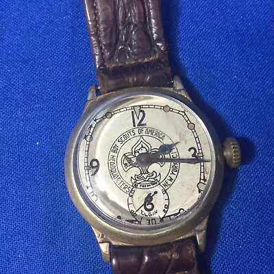 Boy Scouts Of America Vintage Elgin Wrist Watch (Working Condition) • $149.99