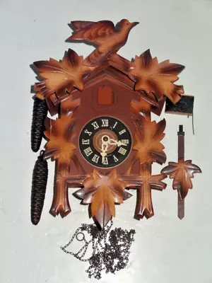 Vintage Antique Cuckoo Clock Co. Black Forest 1-Day Cuckoo Clock For Repair • $30