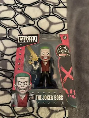 Jada Metal Suicide Squad THE JOKER BOSS M19 Metals Die Cast 4  Figure • $14.30