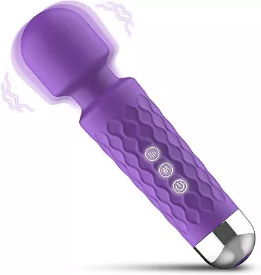 Magic Hand Massage Wand Vibrating Full Body Massager USB Waterproof Relaxing NEW • £9.59