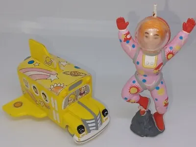 Hasbro Magic School Bus Ms Frizzle Space Bus Toy Figurines 1995 Joanna Cole Used • $43.22