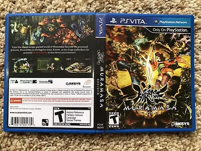 Muramasa Rebirth ( Replacement Case & Art Cover Only NO GAME ) - Ps Vita • $7.50