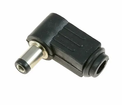 2.5mm X 5.5mm Right Angle Male DC Power Plug Connector • £2.49