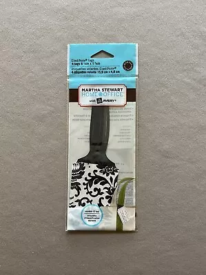 Martha Stewart Home Office 4 Pk ElastiNote Tags~6 1/4” X 1 7/8” New In Package! • $8.49