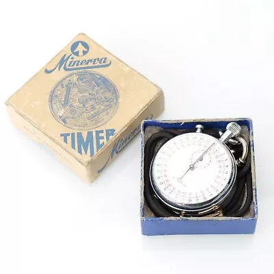 Vintage Minerva Timer Stopwatch Original Box From Estate Not Working Collectible • $0.99