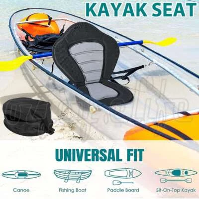 $40.55 • Buy Adjustable Canoe Kayak Seat Padded Detachable BackPack Storage Bag Hooks Straps