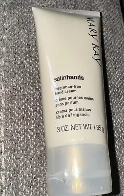 NEW Mary Kay Satin Hands FRAGRANCE FREE Hand Cream 3 Oz.  • $12.99