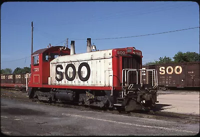 Soo Line 321 Neenah WI 1984 ORIGINAL Slide • $2