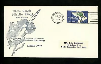 US Space Cover Rocket LITTLE JOHN Launch White Sands Missile Range NM 3/23/1965 • $6.99