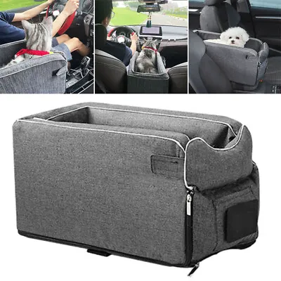 £27.55 • Buy Arm Rest Pet Dog Cat Booster Seat Non-Slip Car Armrest Box Travel Car Carrier
