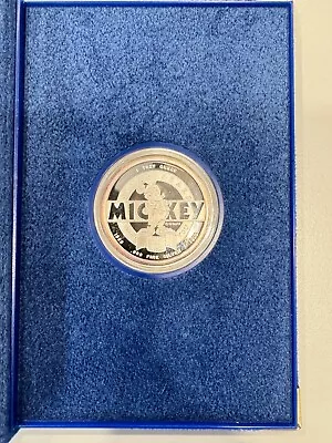 Mickey Mouse Steamboat Willie Sixty Years With You 1 Ounce Silver Coin • $40