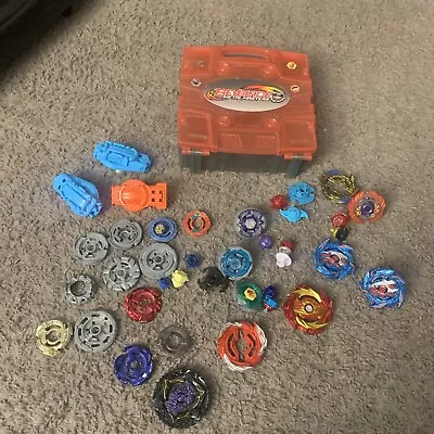 Beyblade Lot Metal Fusion Hasbro + Case! • $150