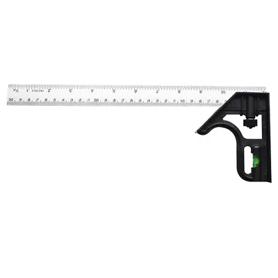 Combination Square 12inch Combo Square Woodworking Tools Metal Ruler T Square • $8.94