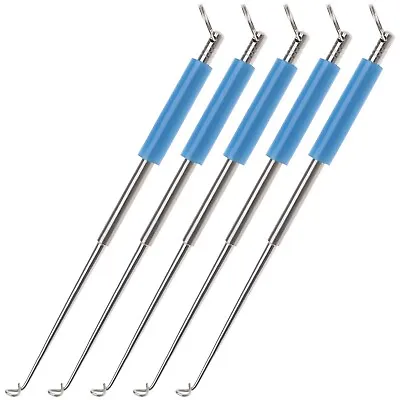 5PCS Fishing Unhooking Disgorger Stainless Steel Hook Detacher Hook Extractor • £6.46