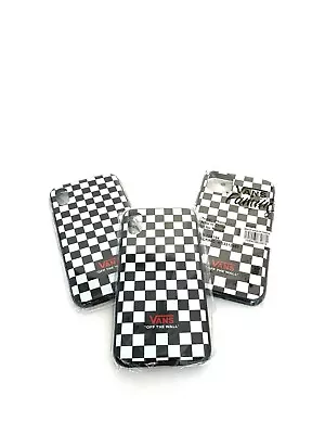 VANS IPhone X-XS Case X XS Checkerboard White Black Check Board Color 129194 • $7.19