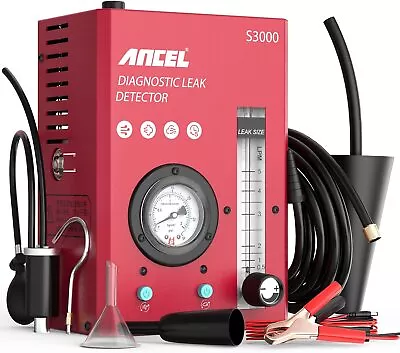 ANCEL S3000 Automotive EVAP Smoke Machine Diagnostic Vacuum Leak Detection Tool • $162.99