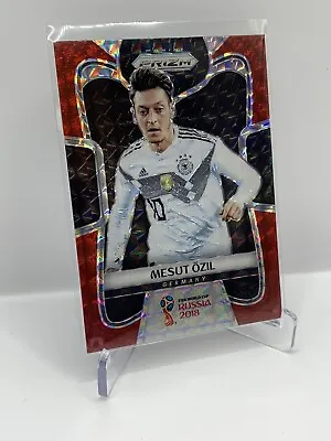 2018 Panini Prizm World Cup Russia Mesut Ozil #96 Red Mosaic Parallel Germany • £14.95