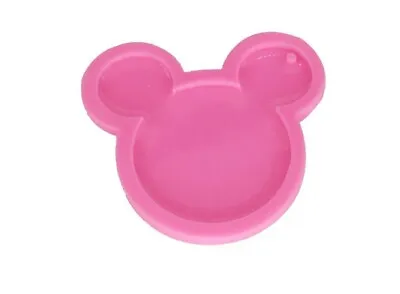 Mickey Mouse Head Silicone Mould-shiny Resin Pendant Mold-large Keychain/keyring • £7