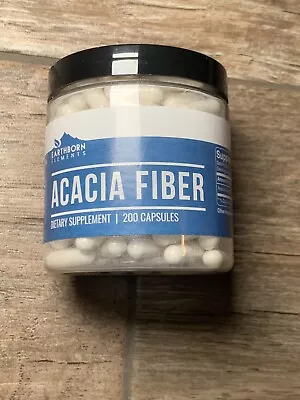 Earthborn Elements Acacia Fiber 200 Caps 1600mg Per Serving 50 Servings Ex 10/23 • $19.99