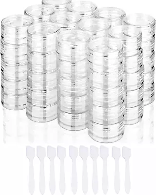 10g/10ml 50PCS Sample Pot For CosmeticsLeak Proof Mini Makeup Cosmetic Sample + • £15.63